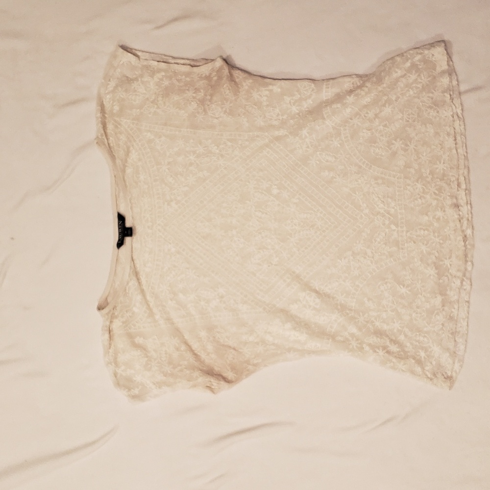 Cream Ralph Lauren top